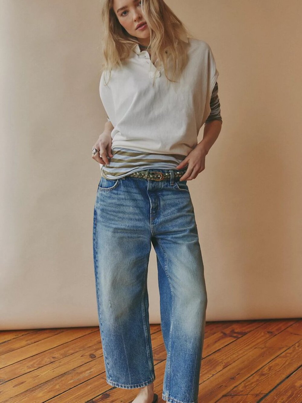 We The Free Deep Trance Dropped Boyfriend Jeans - Size 30 EUC